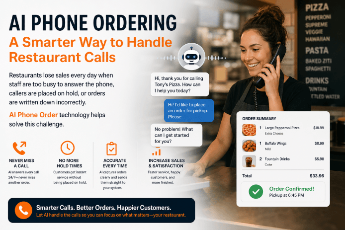 phone-ordering AI voice phone ordering
